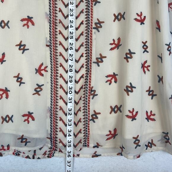 Scotch and Soda Maison Scotch Women's Knee Length Shift Dress Size 8 Boho - Picture 5 of 9